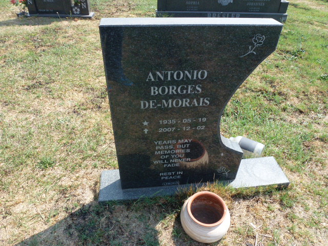 MORAIS Antonio Borges, de 1935-2007