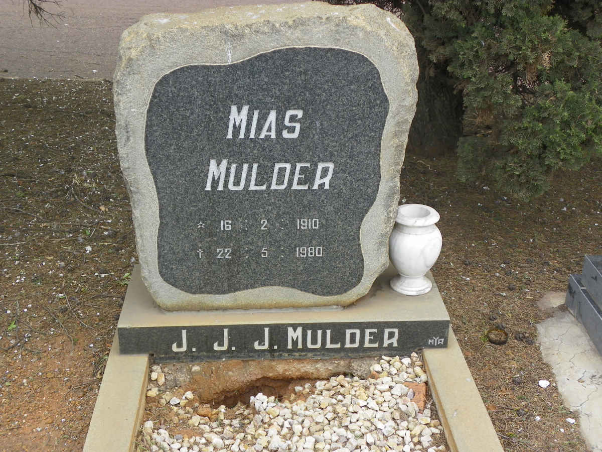 MULDER J.J.J. 1910-1980
