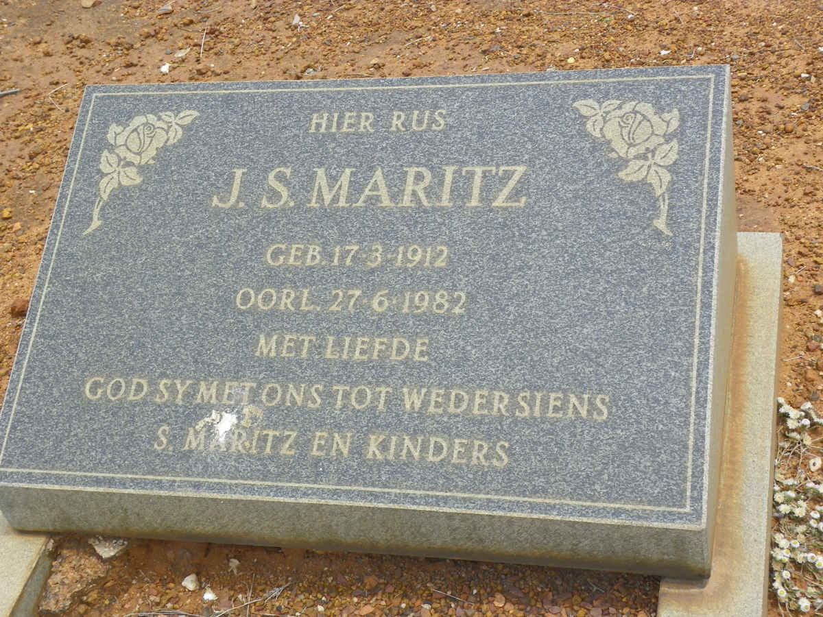 MARITZ J.S. 1912-1982