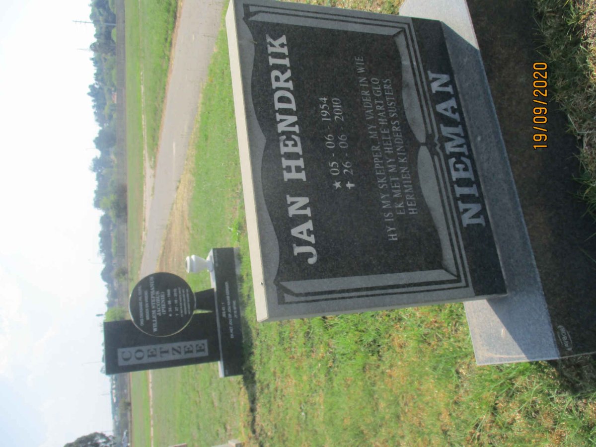 NIEMAN Jan Hendrik 1954-2010