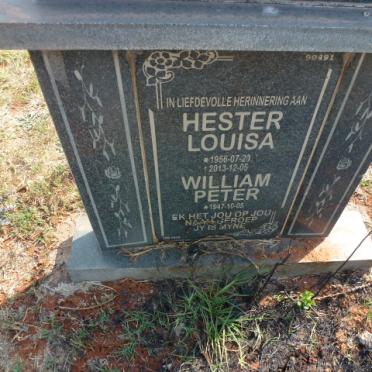 NIEUWENHUIS William Peter 1947- &amp; Hester Louisa 1956-2013 #2