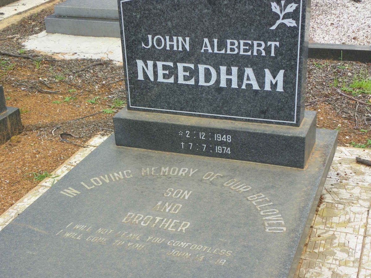 NEEDHAM John Albert 1948-1974