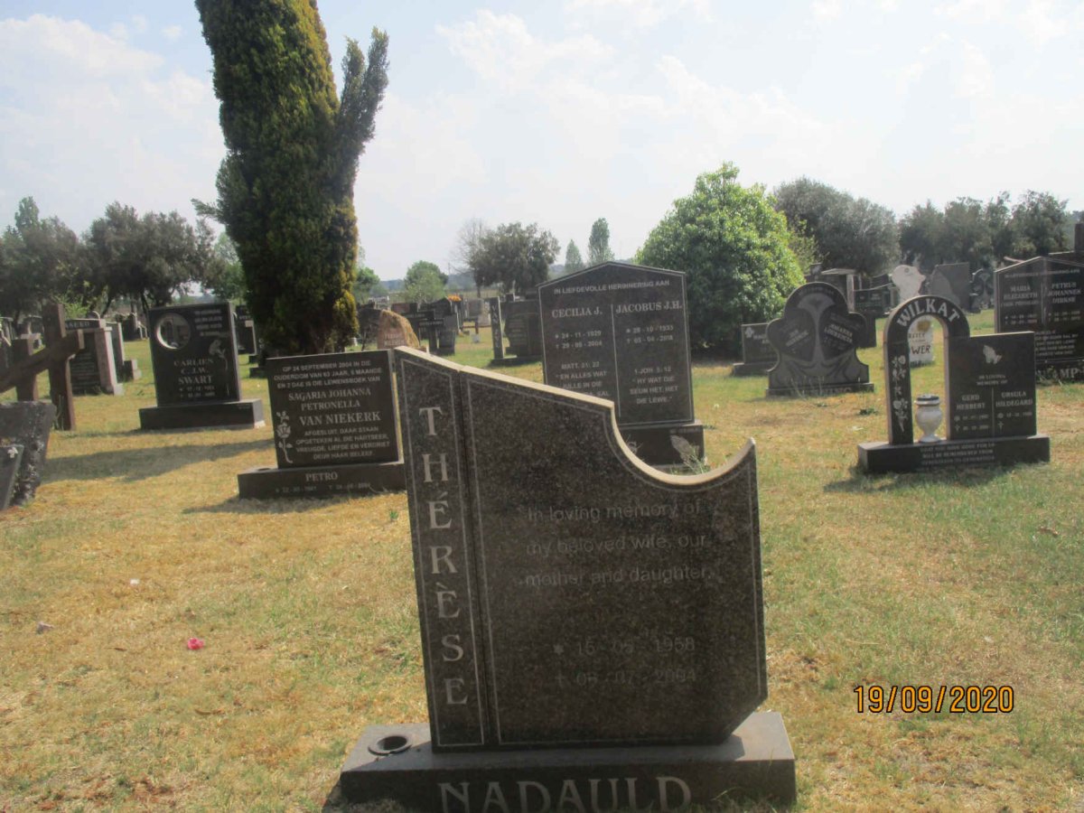 NADAULD Thérèse 1958-2004