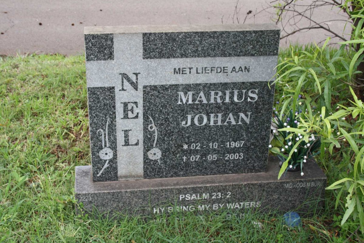 NEL Marius Johan 1967-2003