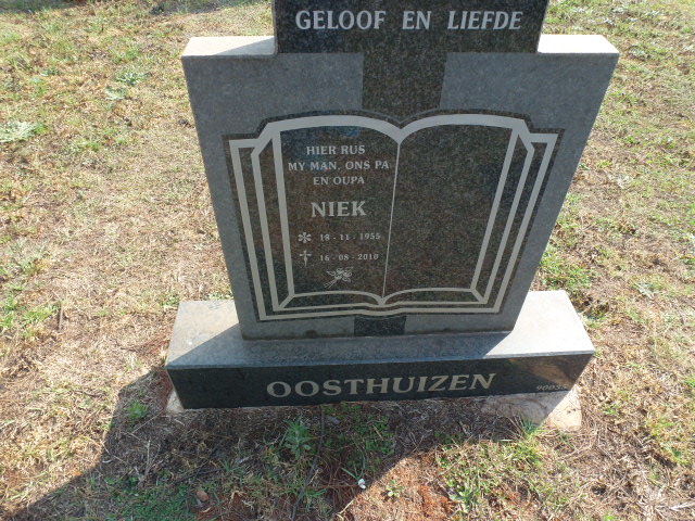 OOSTHUIZEN Niek 1955-2010