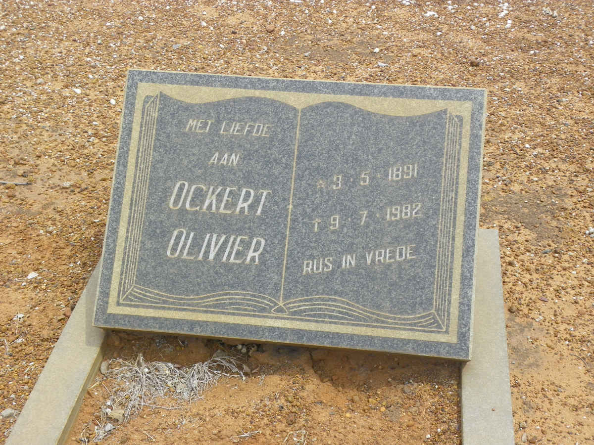OLIVIER Ockert 1891-1982