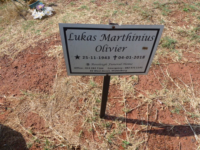 OLIVIER Lukas Marthinius 1946–2018 & Cathrina Huibrecht Elizabeth 1945– #2