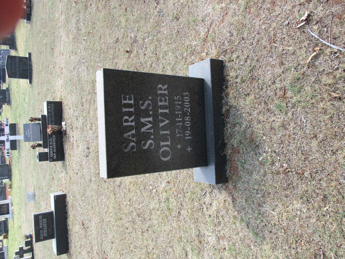 OLIVIER S.M.S 1915-2003