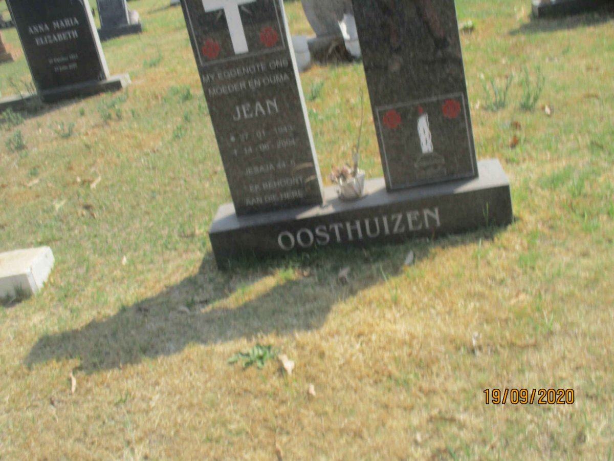 OOSTHUIZEN Jean 194?-2004