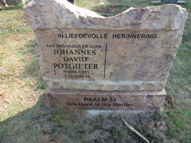 POTGIETER Johannes David 1949-2012