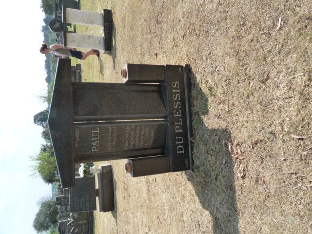 PLESSIS Paul, du 1943-2004