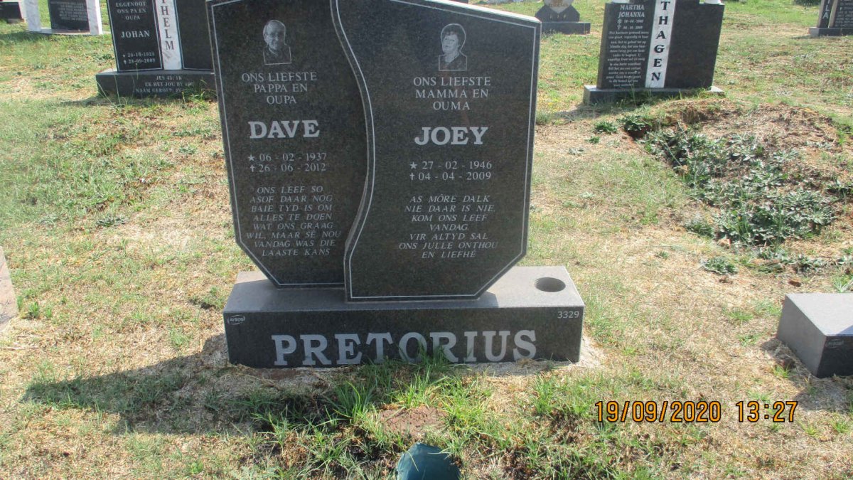 PRETORIUS Dave 1937-2012 &amp; Joey 1946-2009