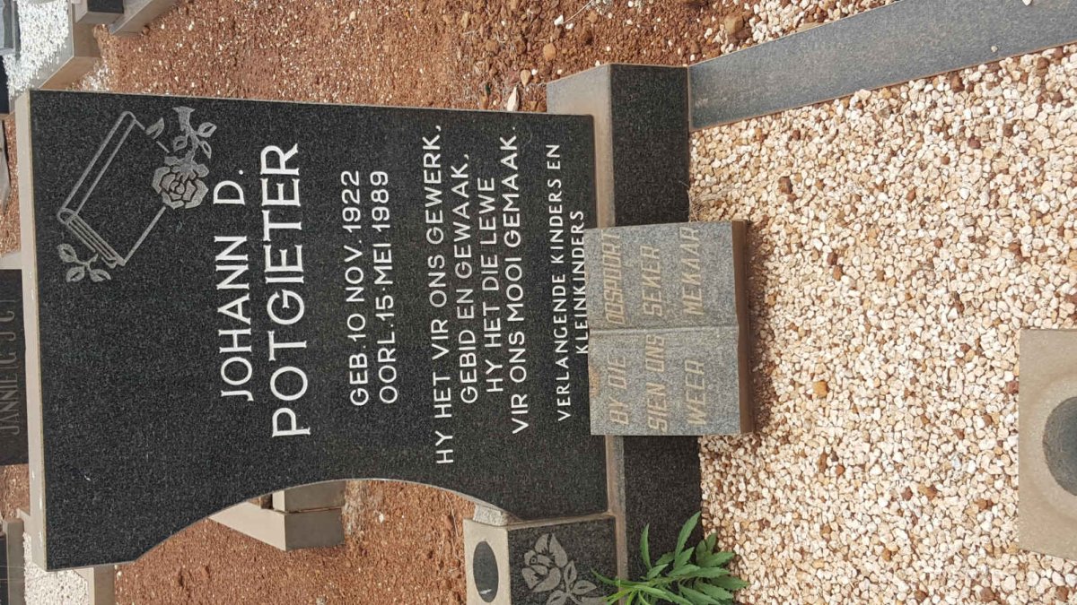 POTGIETER Johann D. 1922-1989