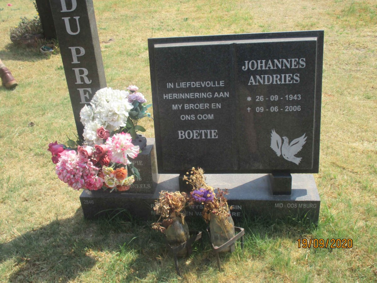 PREEZ Johannes Andries, du 1943-2006