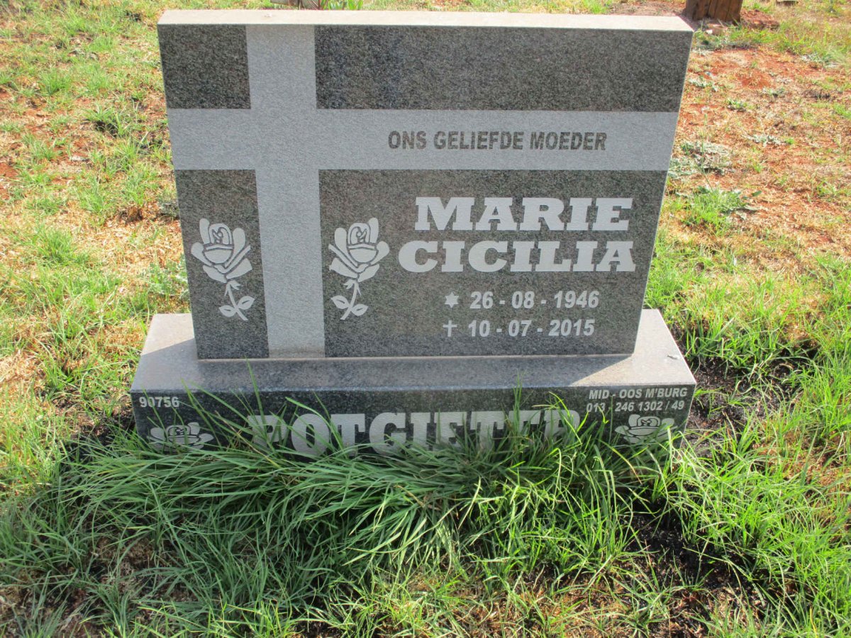 POTGIETER Marie Cicilia 1946-2015