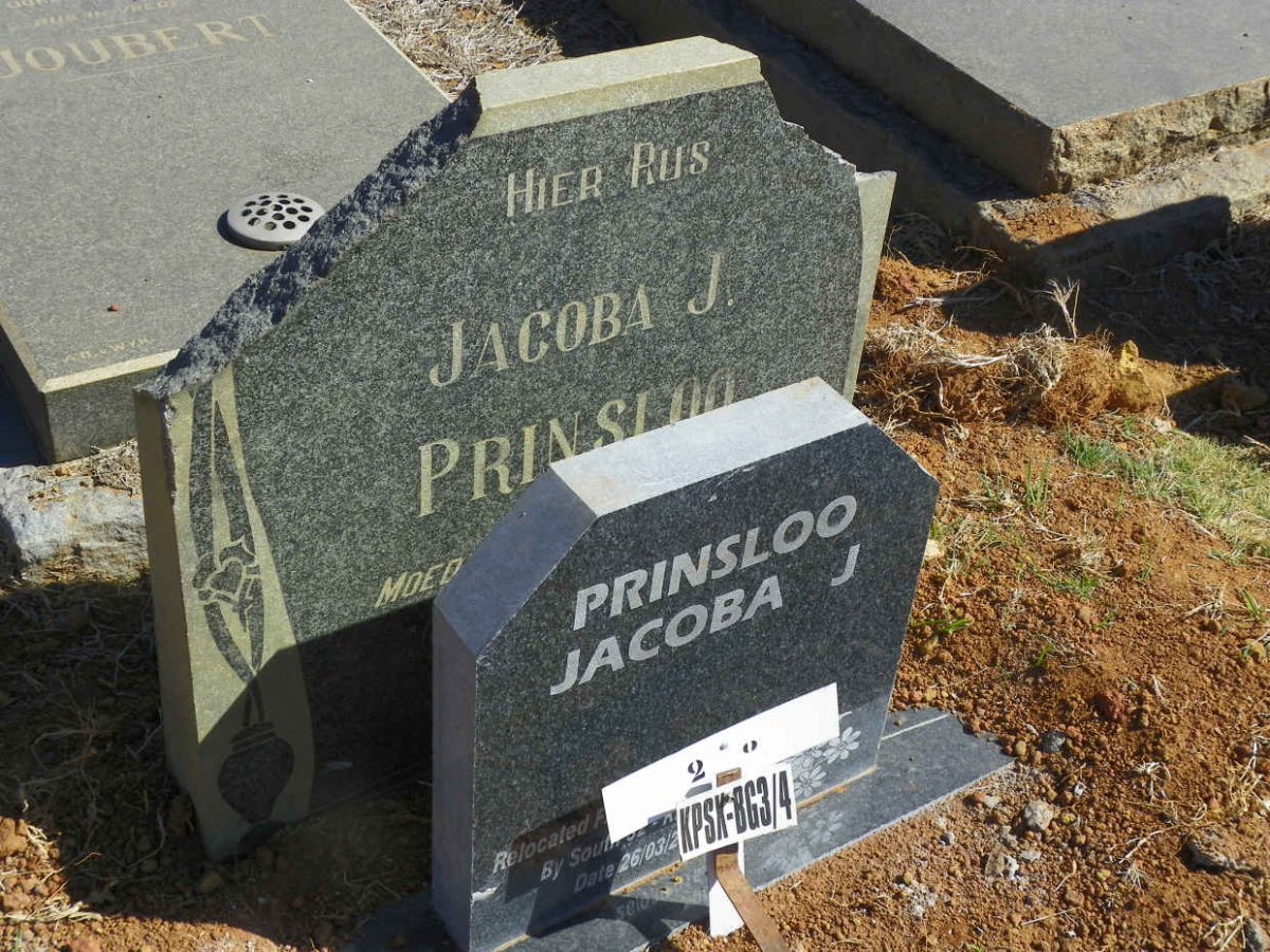 PRINSLOO Jacoba J. 1898-1967 #1