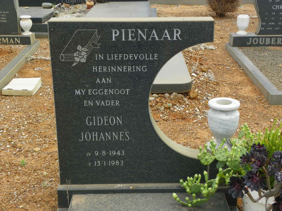 PIENAAR Gideon Johannes 1943-1983