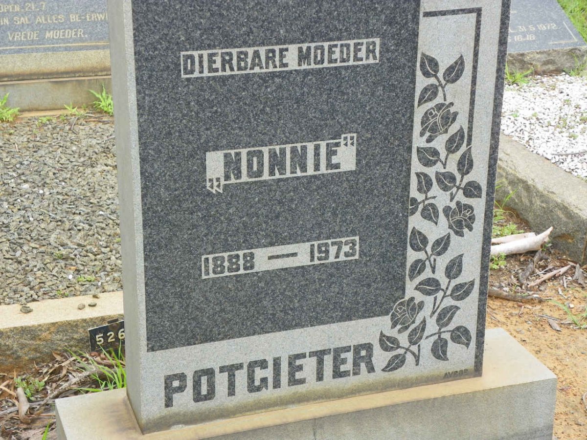 POTGIETER Nonnie 1888-1973