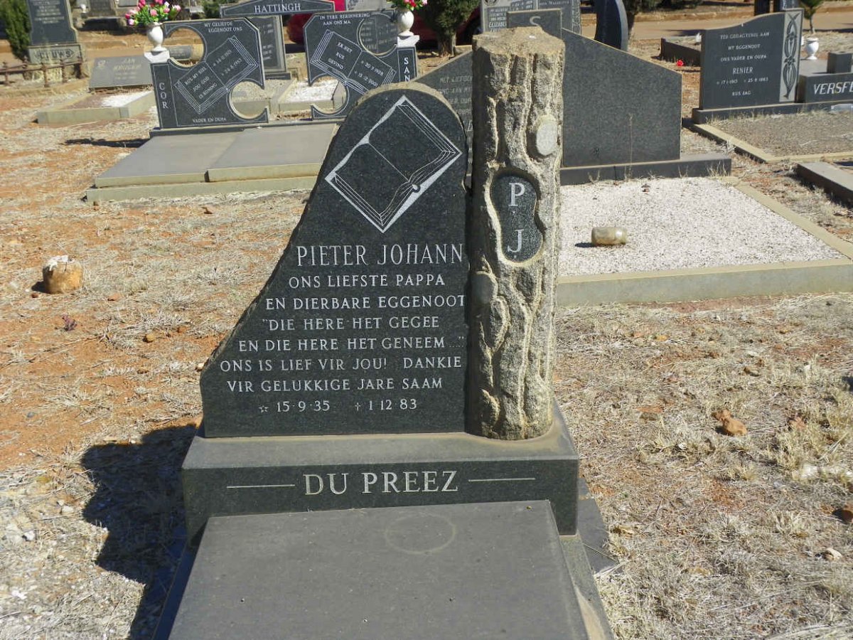 PREEZ Pieter Johann, du 1935-1983