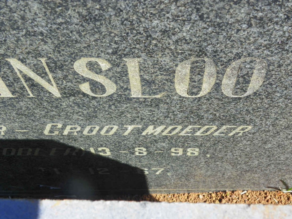 PRINSLOO Jacoba J. 1898-1967 #2