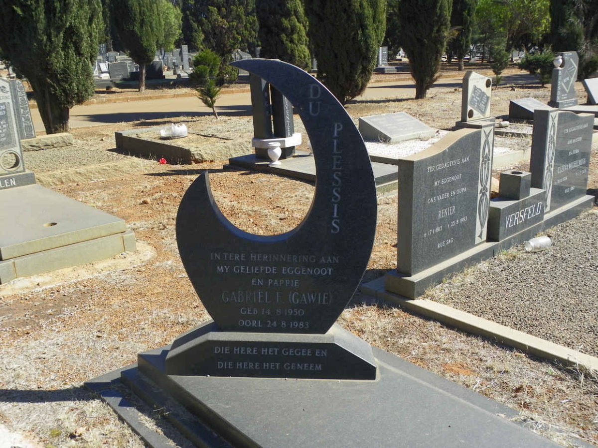 PLESSIS Gabriel E., du 1950-1983