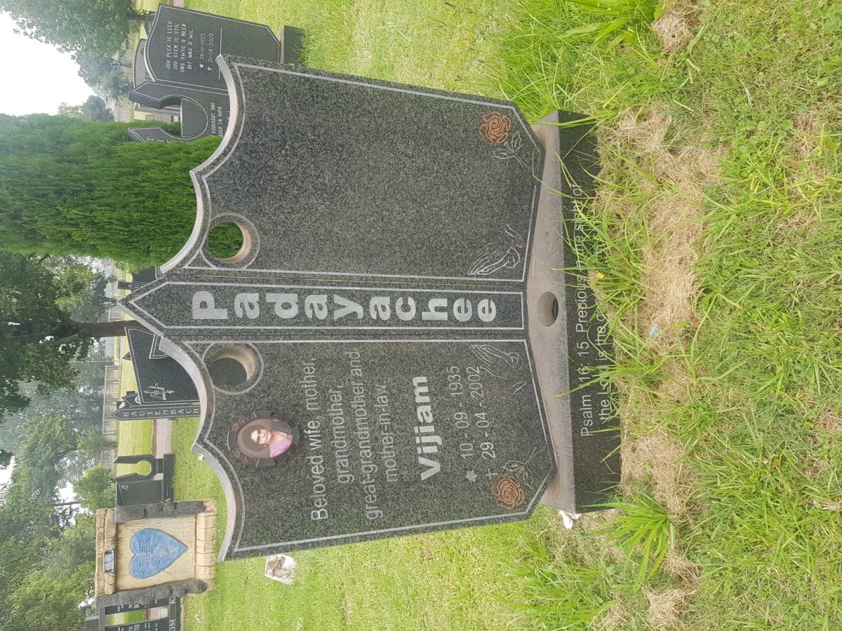 PADAYACHEE Vijiam 1935-2002