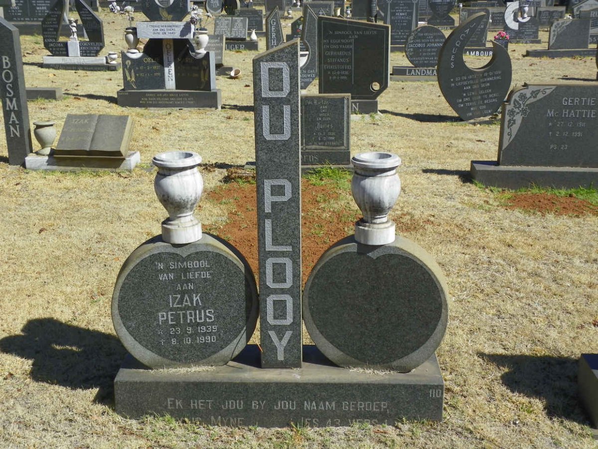 PLOOY Izak Petrus, du 1939-1990