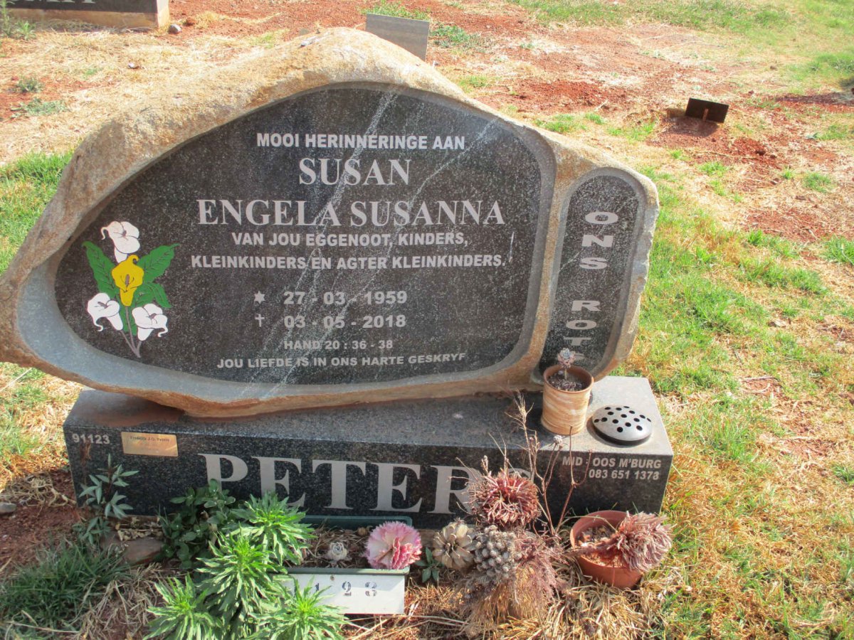 PETERS Engela Susanna 1959-2018