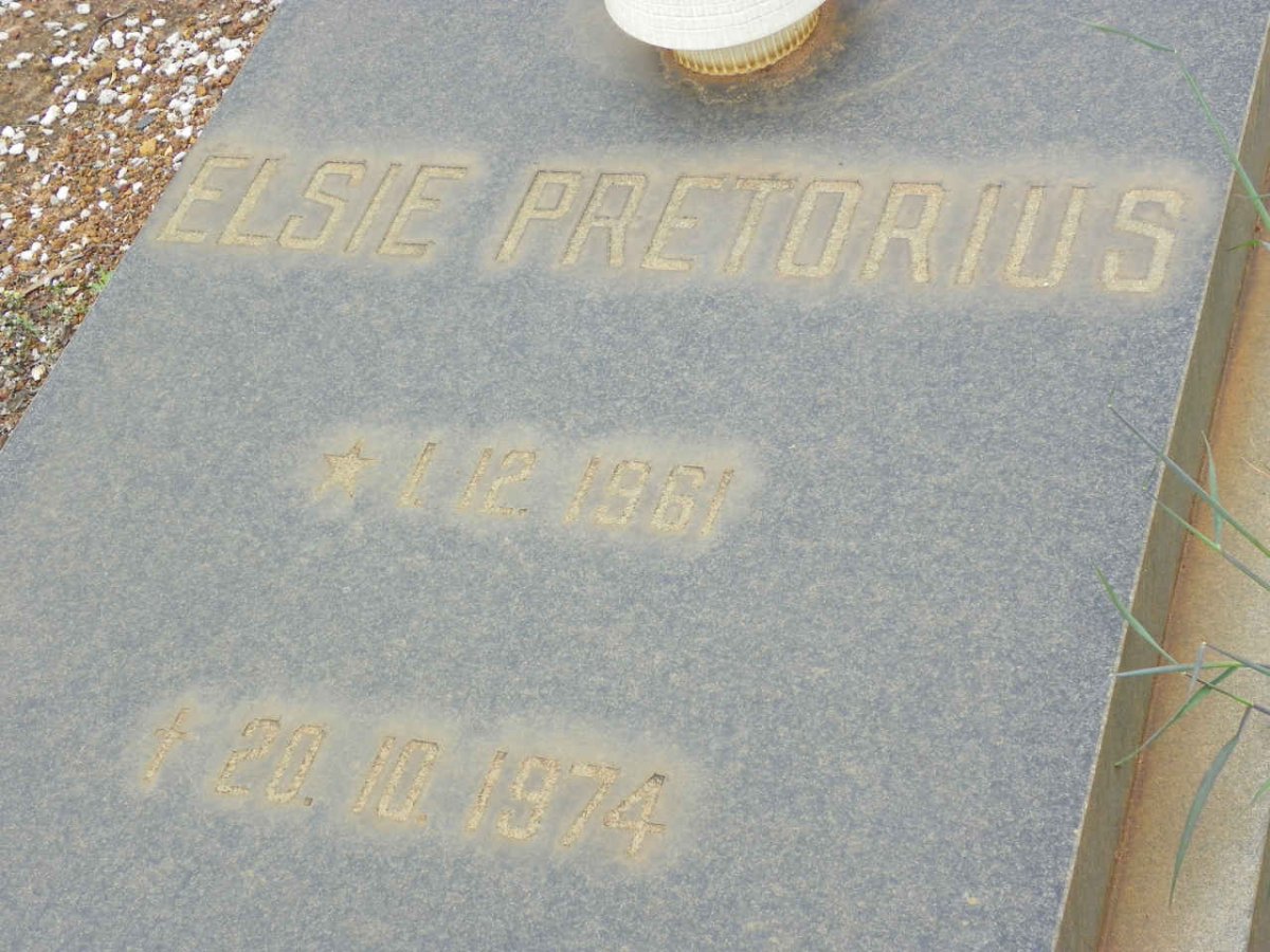 PRETORIUS Elsie 1961-1974