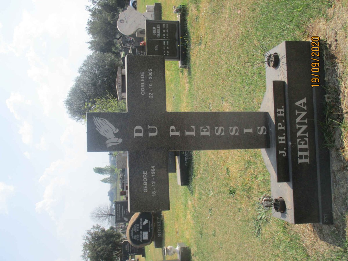 PLESSIS J.H.P.H., du 1964-2005