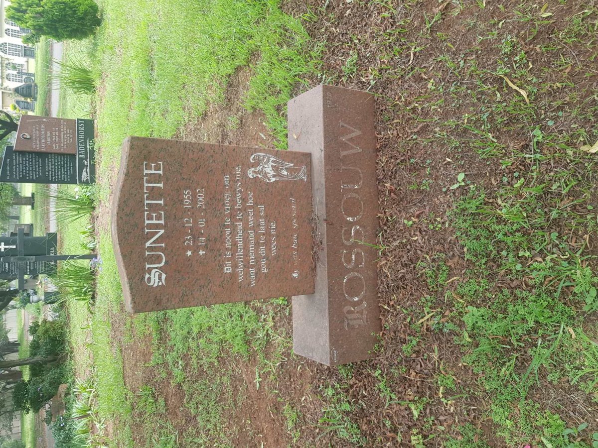 ROSSOUW Sunette 1955-2002