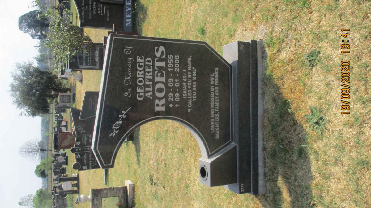 ROETS George Alfred 1955-2006