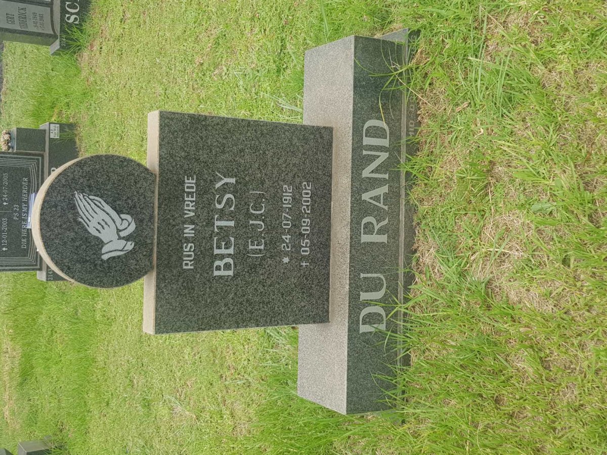 RAND E.J.C., du 1912-2002