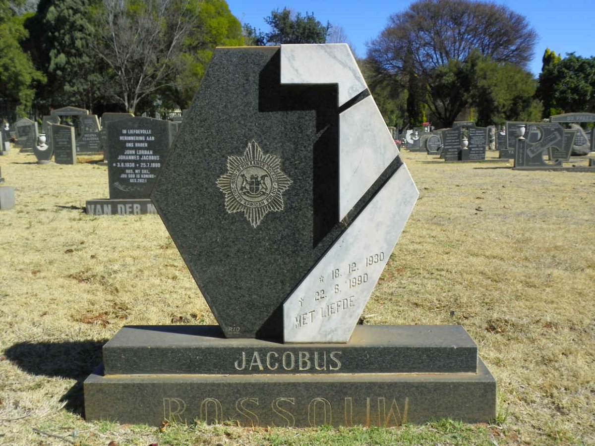 ROSSOUW Jacobus 1930-1990