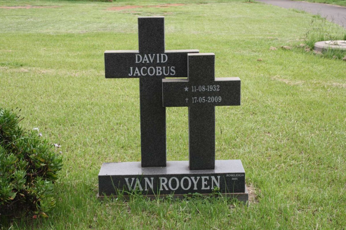 ROOYEN David Jacobus, van 1932-2009