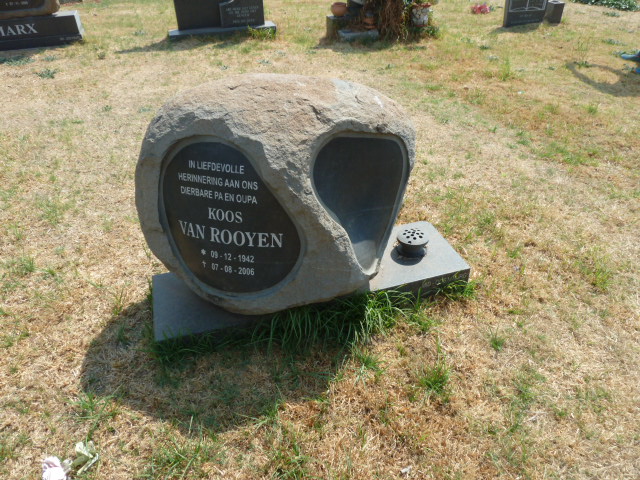 ROOYEN Koos, van 1942-2006