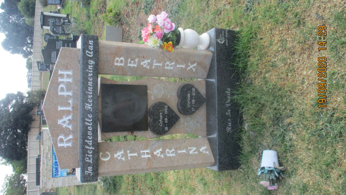 RALPH Catharina Beatrix 1966-2016
