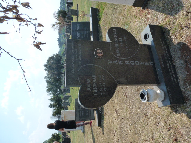 ROOYEN Johan Coenraad, van 1954-2005 &amp; Margery Isabella Maria
