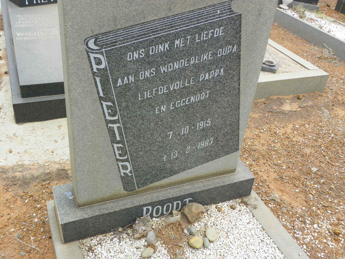 ROODT Pieter 1915-1983