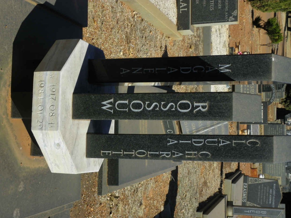 ROSSOUW Jan Daniel 1918-1983 &amp; Magdalena Claudia Charlotte 1917-1984 #3