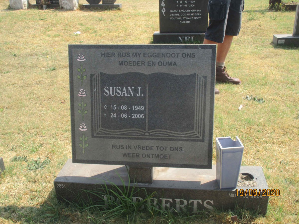 ROBBERTS Susan J. 1949-2006