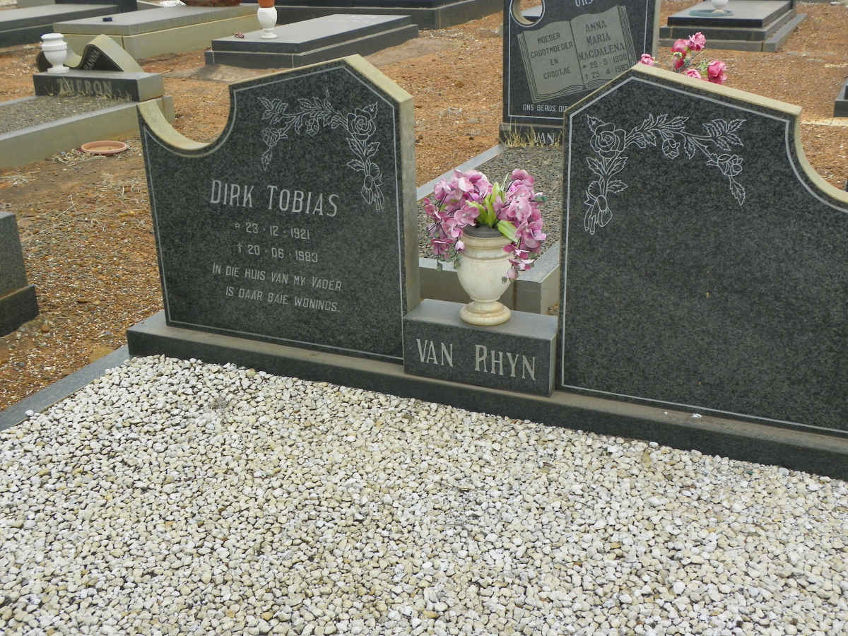 RHYN Dirk Tobias, van 1921-1983