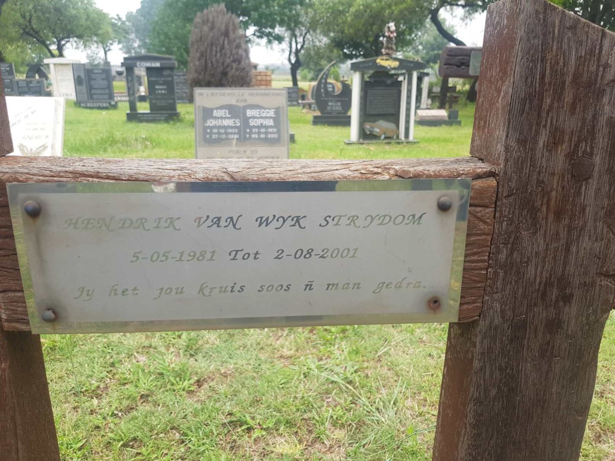 STRYDOM Hendrik van Wyk 1981-2001