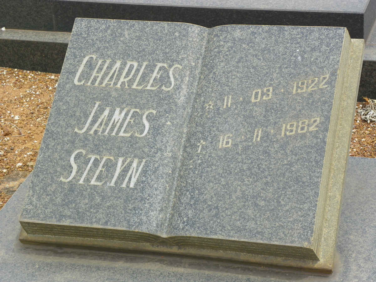 STEYN Charles James 1922-1982