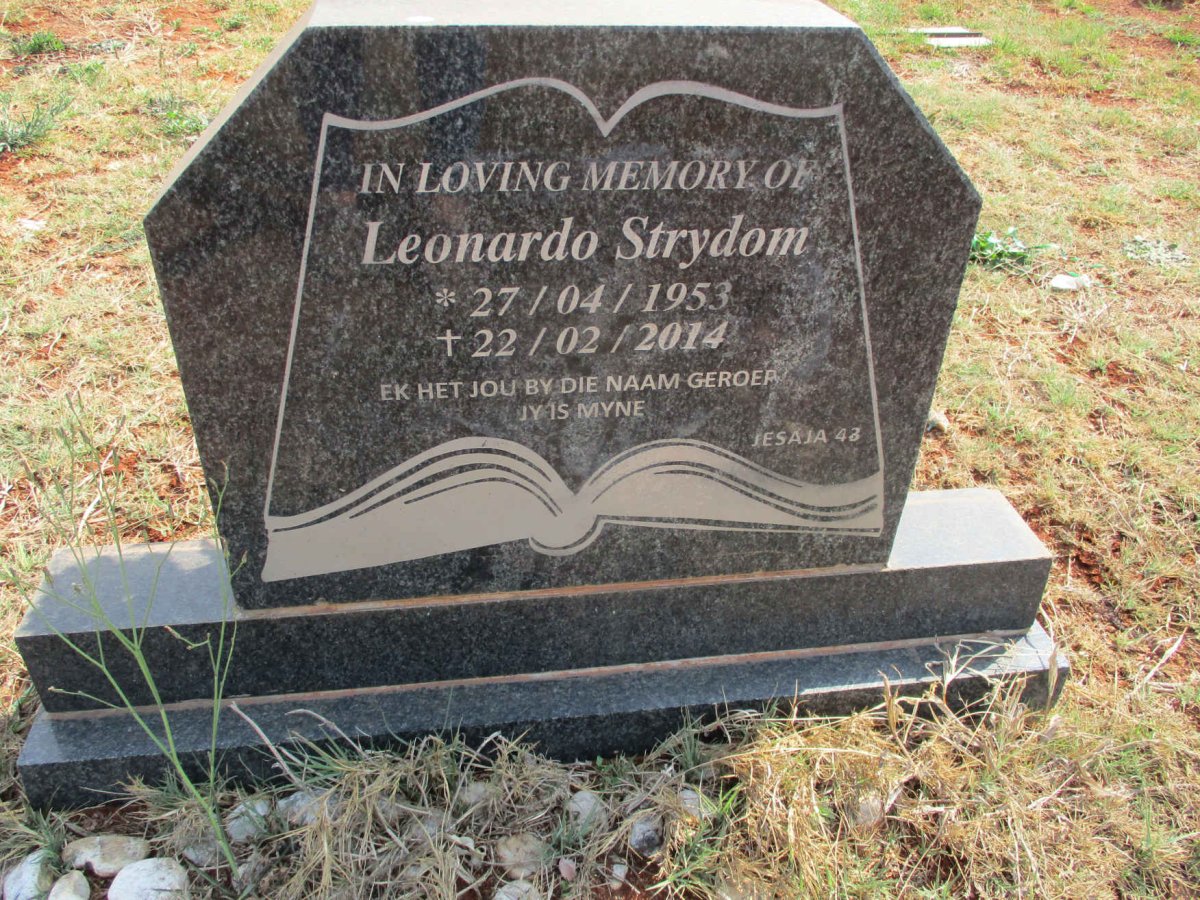 STRYDOM Leonardo 1953-2014