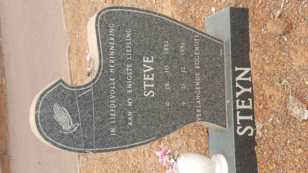 STEYN Steve 1952-1981