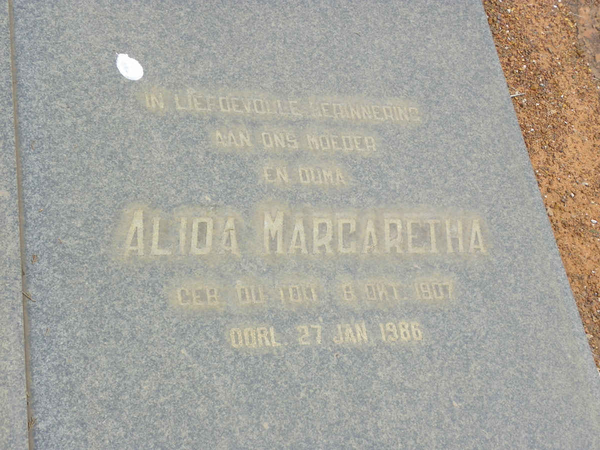 STALS Philippus Petrus 1908-1980 &amp; Alida Margaretha DU TOIT 1907-1986 #3