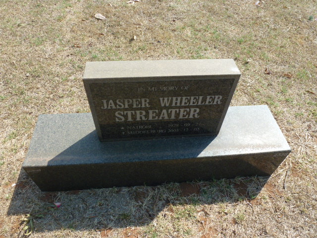 STREATER Jasper Wheeler 1928-2003