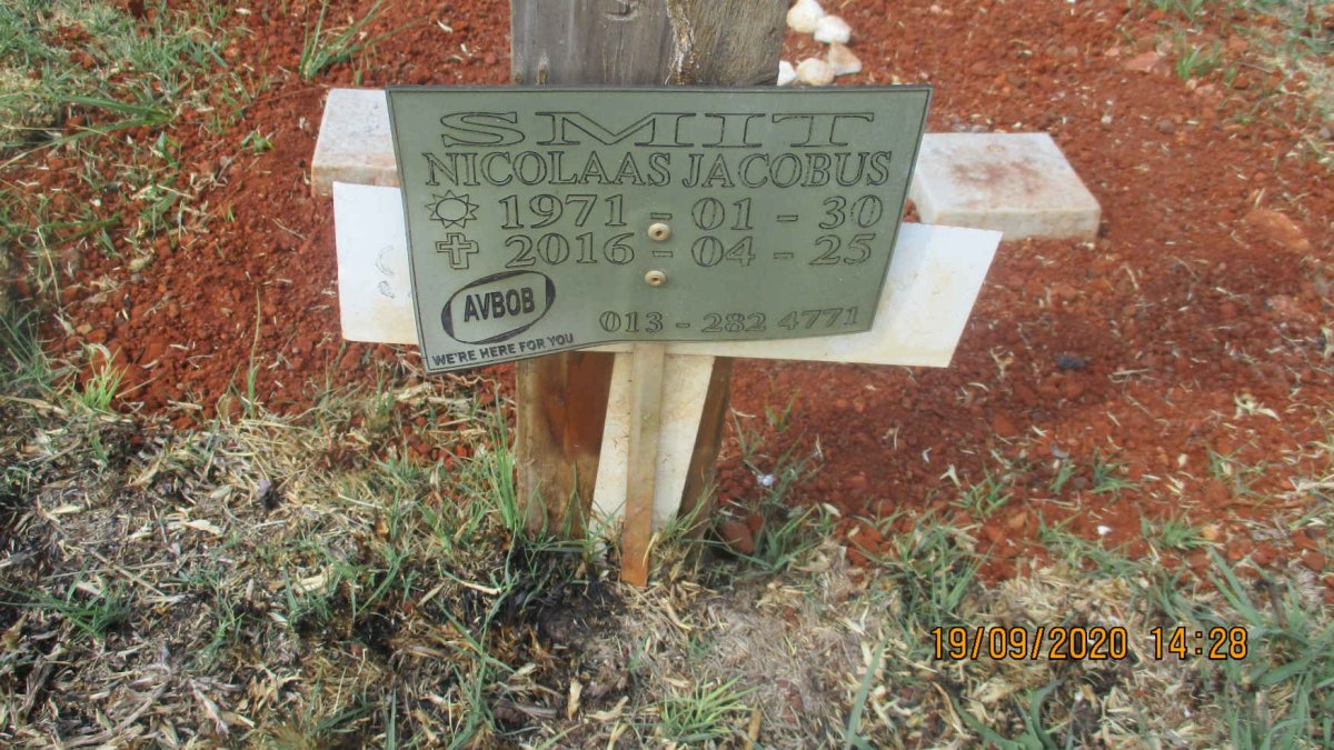 SMIT Nicolaas Jacobus 1971–2016 #2