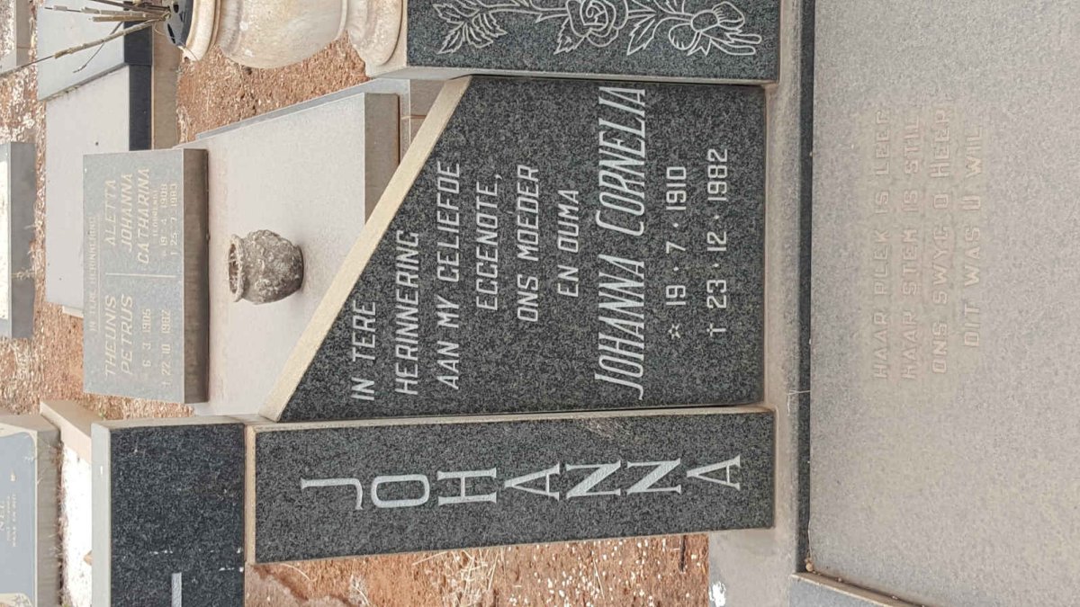SMITH Stefanus Christiaan 1898–1985 & Johanna Cornelia 1910–1982 #3